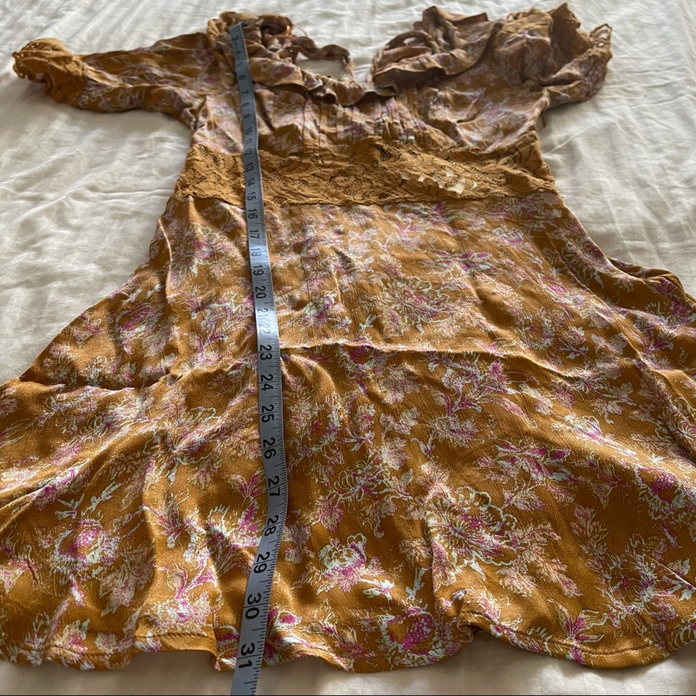 Free‎ People Lucie Floral Lace Mini Dress - Picture 5 of 10
